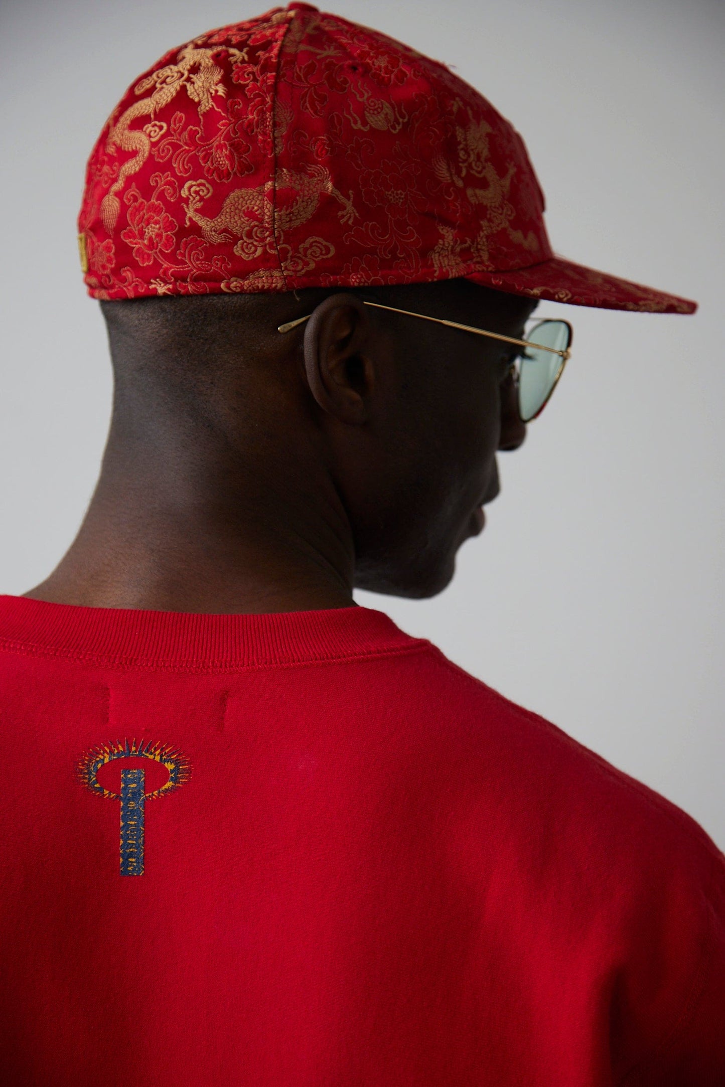 INSHRA “Royal Heritage” Fleece Crewneck Imperial Red - shopinshra