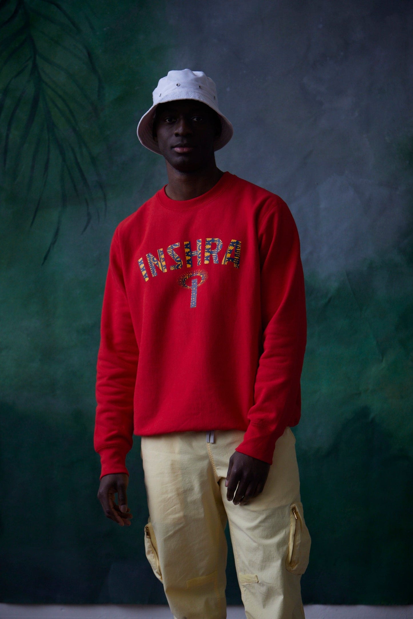 INSHRA “Royal Heritage” Fleece Crewneck Imperial Red - shopinshra