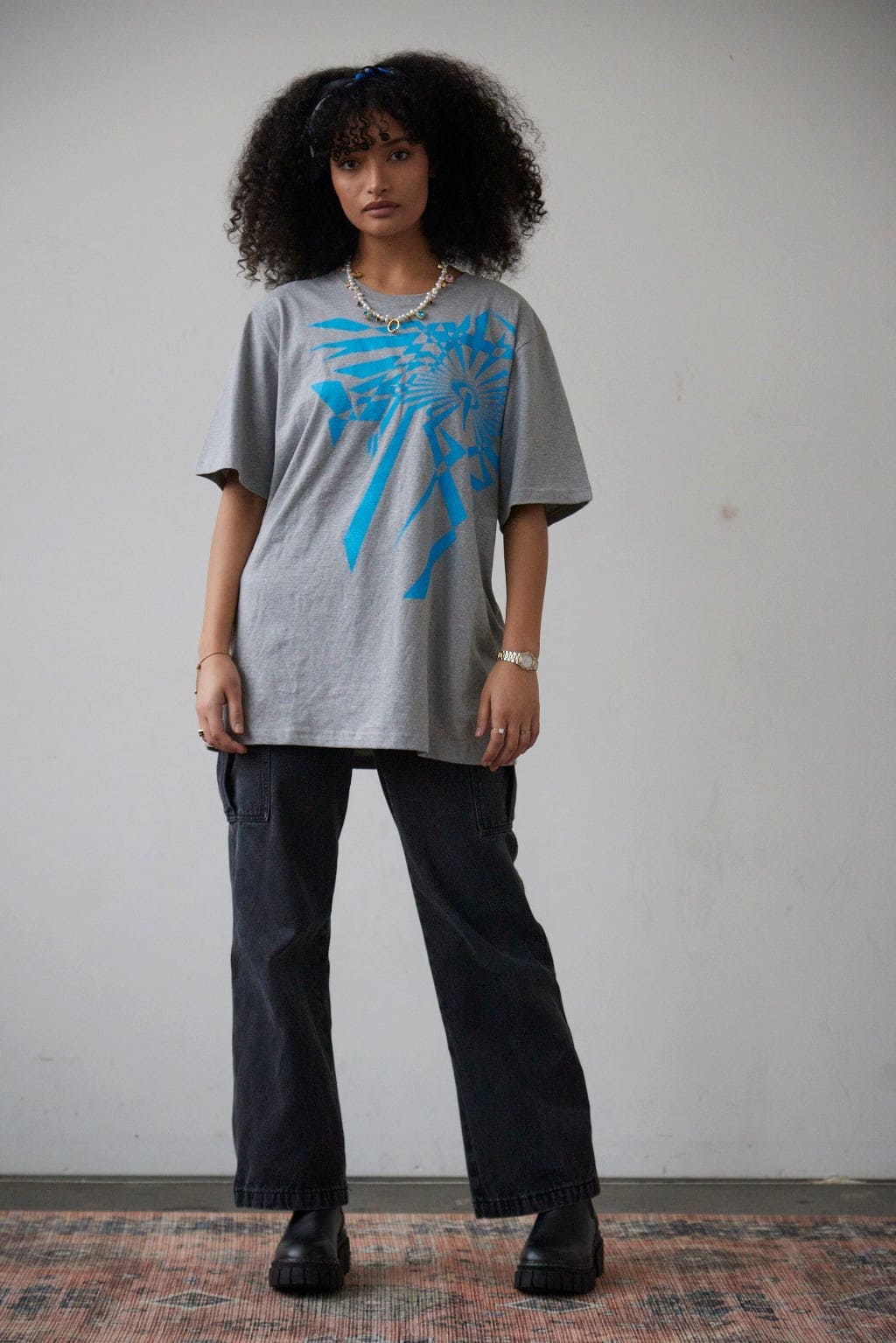 INSHRA “Radiate” T-shirt Blue Strike - shopinshra